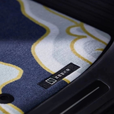 2021- Zeekr001 Landscape Foot Mat Carpet Surface Automotive con stile Leopard Design