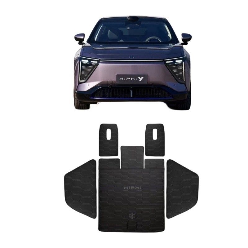 Numero di tappetini TPE impermeabili per il bagagliaio 4pcs per accessori per auto HiPhi Y HiPhi Z HiPhi X