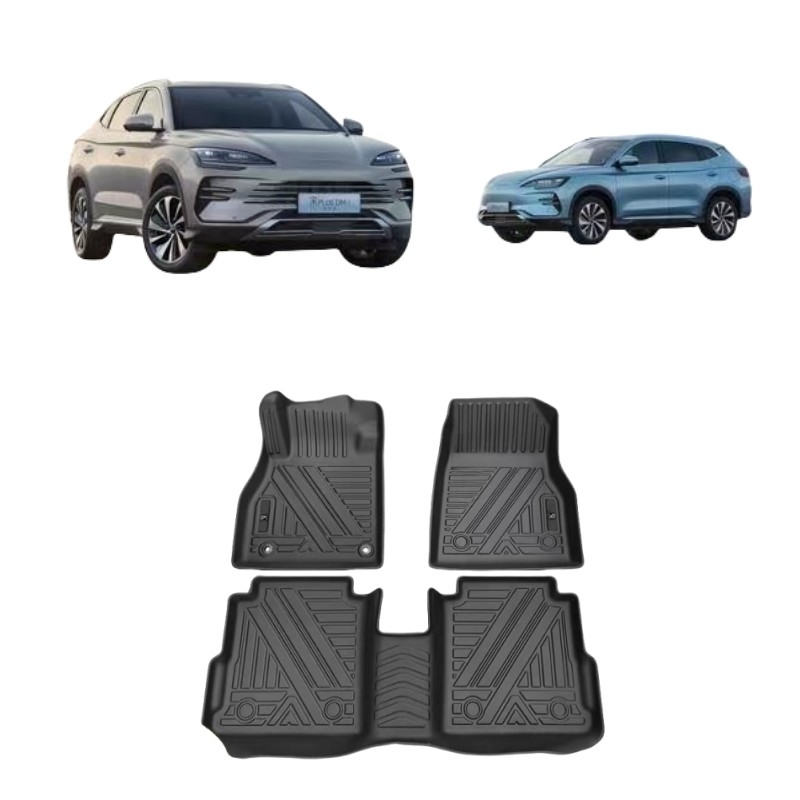 Stile di design sportivo Completo set tappetino per auto per BYD Yuan più EV Han DMI Dolphin Tang EV Seal Song più Qin