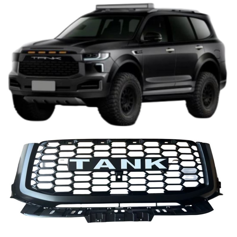 Trasforma il tuo modello NG con WEY Chrome Nero argento TANK500 Radiator Grille Assembly