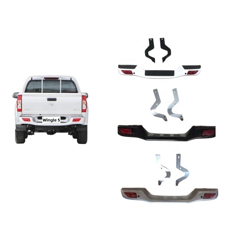 Assemblaggio del paraurti posteriore per Great Wall Wingle Decorazione esterna dell'auto Sliver Nero Bianco
